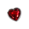 Red Heart Gem Anal Plug