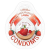 Endurance Condoms - Strawberry - 3 Pack HTP2087