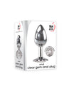 Clear Gem Anal Plug - Small