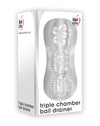 Triple Chamber Ball Drainer