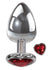 Red Heart Gem Anal Plug