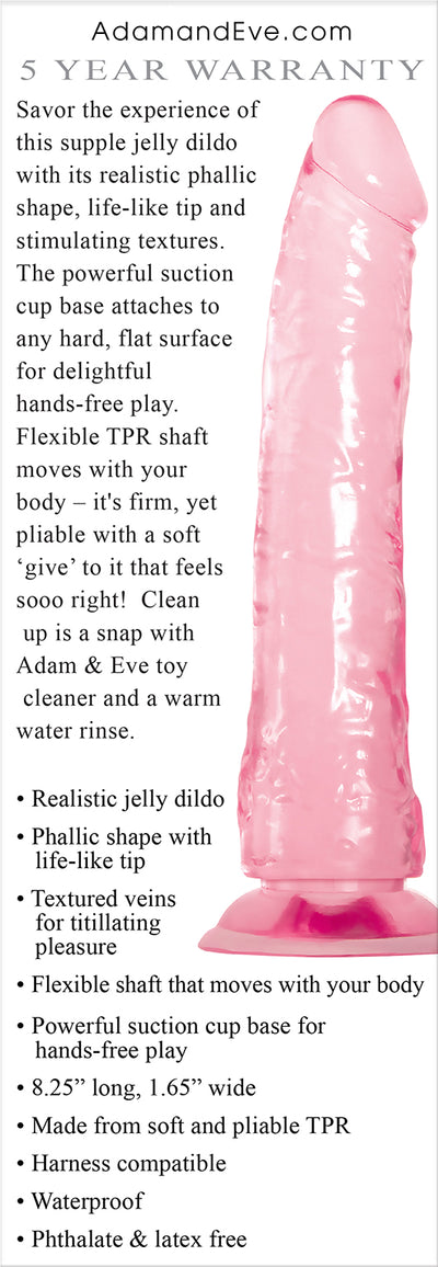 Pink Jelly Realistic Dildo