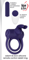 Adam and Eve Silicone Remote Control Rabbit Ring