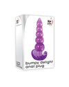 Bumpy Delight Anal Plug - Purple AE-WF-5057-2