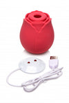 Wild Rose Suction Vibrator - Red