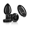 Cheeky Charms - Rechargeable Vibrating Metal Butt  Plug With Remote Control -  Medium