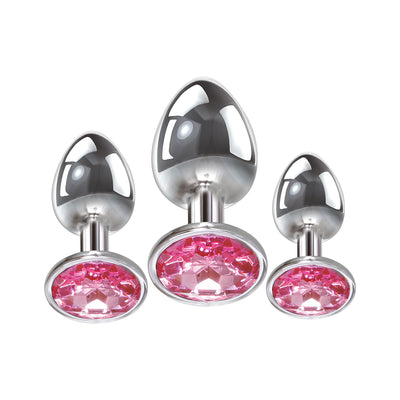 Pink Gem Anal Plug Set