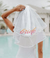 Glitterati Bride Veil - White