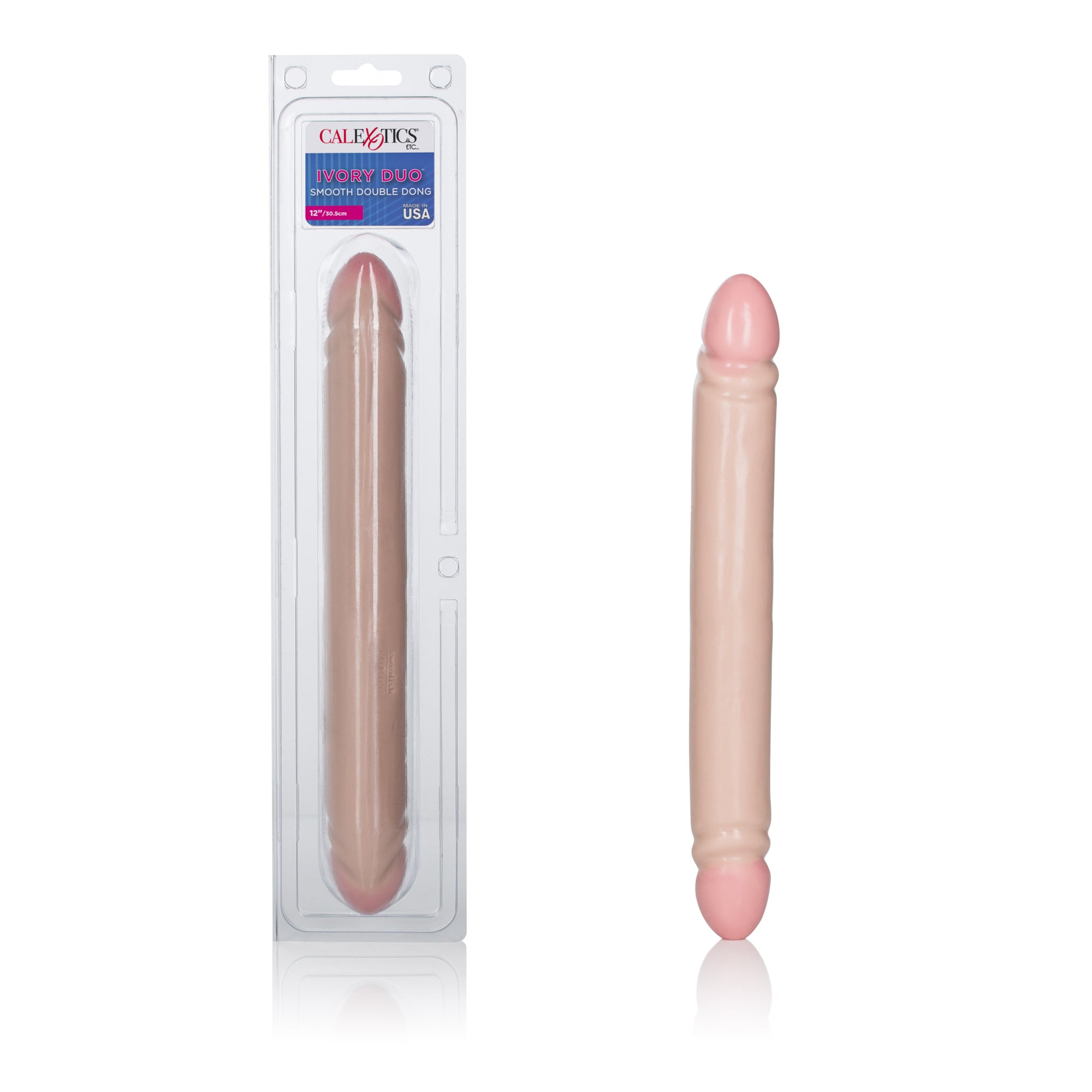 Ivory Duo 12 Inches Smooth Double Dong SE0192012