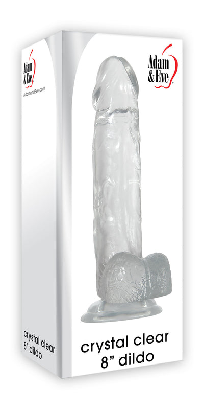 Adam and Eve's Crystal Clear 8" Dildo