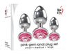 Pink Gem Anal Plug Set