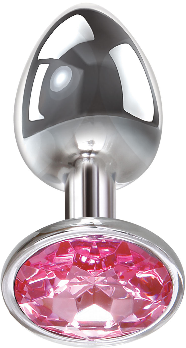 Pink Gem Anal Plug- Small