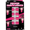 Light Up Pink Pecker String Lights HTP3314