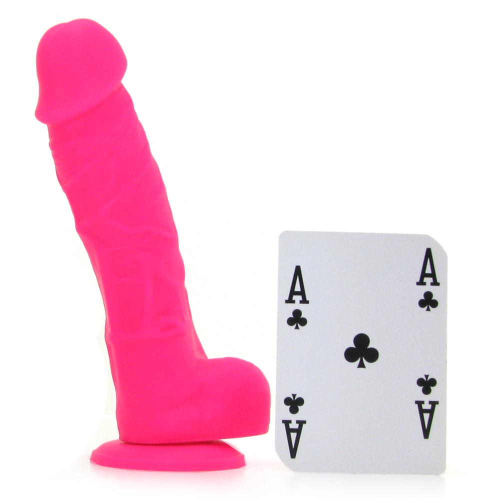 Small Silicone Colours Dildo in Pink