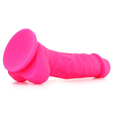 Small Silicone Colours Dildo in Pink