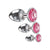 Pink Gem Anal Plug Set