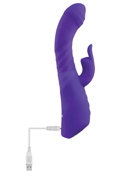 Eve's Posh Thrusting Warming Rabbit - Purple