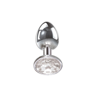 Clear Gem Anal Plug - Small