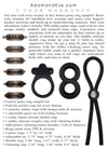 Adam's Deluxe Penis Ring Sampler