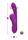 Dazzle - Berry - Rechargeable Thumping and  Suction Rabbit