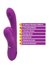 Dazzle - Berry - Rechargeable Thumping and  Suction Rabbit