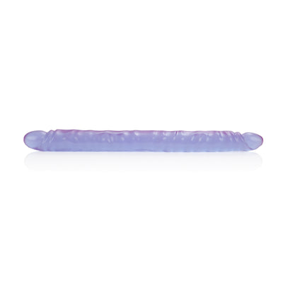 Slim Jim Duo 17 Inches Veined Super Slim Dong - Purple